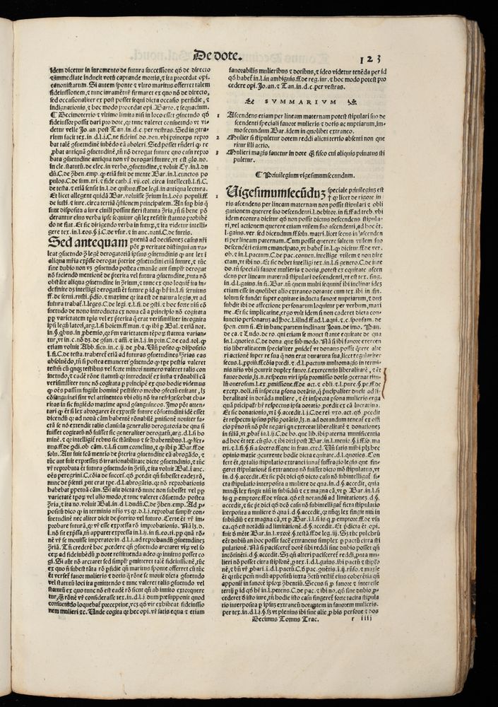 Tractatus 10. Tomus 10. tractatuum. Tractatus de matrimonio et viribus dotium complectitur.