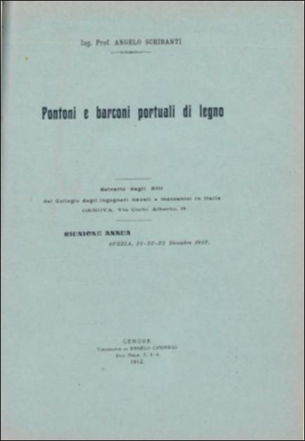 Pontoni e barconi portuali di legno