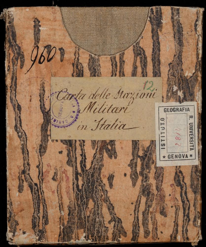Carta delle stazioni militari in Italia eseguita per ordine del Ministro della Guerra della Repubblica Italiana, disegnata ed incisa nel Deposito Generale della Guerra